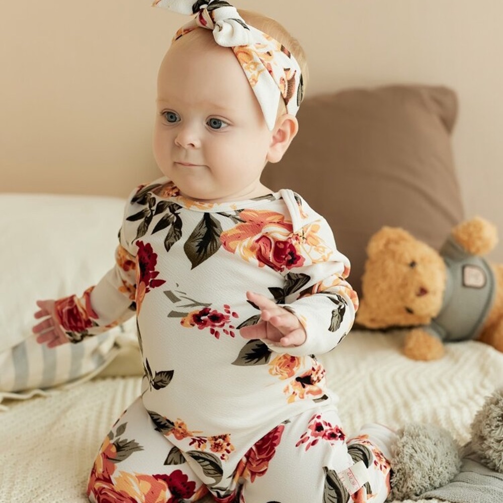 Baby Floral Print Jumpsuit